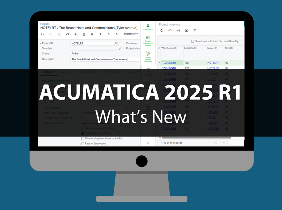 Introducing Acumatica 2025 R1